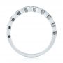 18k White Gold 18k White Gold Women's Diamond Wedding Band - Front View -  103075 - Thumbnail