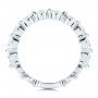 14k White Gold 14k White Gold Women's Diamond Wedding Band - Front View -  106314 - Thumbnail