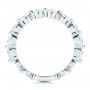 18k White Gold 18k White Gold Women's Diamond Wedding Band - Front View -  106314 - Thumbnail