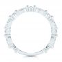 18k White Gold 18k White Gold Women's Diamond Wedding Band - Front View -  106315 - Thumbnail