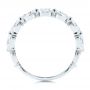 18k White Gold 18k White Gold Women's Diamond Wedding Band - Front View -  106316 - Thumbnail