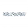  Platinum Platinum Women's Diamond Wedding Band - Top View -  103069 - Thumbnail