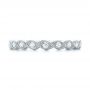  Platinum Platinum Women's Diamond Wedding Band - Top View -  103070 - Thumbnail
