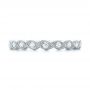  Platinum Platinum Women's Diamond Wedding Band - Top View -  103070 - Thumbnail