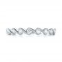  Platinum Platinum Women's Diamond Wedding Band - Top View -  103075 - Thumbnail
