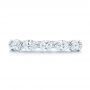 14k White Gold 14k White Gold Women's Diamond Wedding Band - Top View -  106316 - Thumbnail