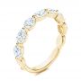 14k Yellow Gold 14k Yellow Gold Women's Diamond Wedding Band - Three-Quarter View -  106316 - Thumbnail