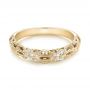 14k Yellow Gold 14k Yellow Gold Women's Diamond Wedding Band - Flat View -  103111 - Thumbnail