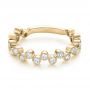 18k Yellow Gold 18k Yellow Gold Women's Diamond Wedding Band - Flat View -  103666 - Thumbnail