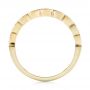 14k Yellow Gold Women's Diamond Wedding Band - Front View -  103070 - Thumbnail