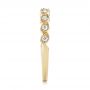 18k Yellow Gold 18k Yellow Gold Women's Diamond Wedding Band - Side View -  103070 - Thumbnail