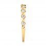 14k Yellow Gold 14k Yellow Gold Women's Diamond Wedding Band - Side View -  103075 - Thumbnail