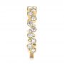 18k Yellow Gold 18k Yellow Gold Women's Diamond Wedding Band - Side View -  103666 - Thumbnail