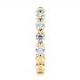 18k Yellow Gold 18k Yellow Gold Women's Diamond Wedding Band - Side View -  106314 - Thumbnail