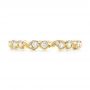 18k Yellow Gold 18k Yellow Gold Women's Diamond Wedding Band - Top View -  103074 - Thumbnail