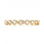 14k Yellow Gold 14k Yellow Gold Women's Diamond Wedding Band - Top View -  103075 - Thumbnail