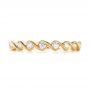 14k Yellow Gold 14k Yellow Gold Women's Diamond Wedding Band - Top View -  103075 - Thumbnail