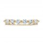 18k Yellow Gold 18k Yellow Gold Women's Diamond Wedding Band - Top View -  106314 - Thumbnail