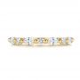 18k Yellow Gold 18k Yellow Gold Women's Diamond Wedding Band - Top View -  106315 - Thumbnail