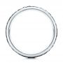  18K Gold Women's Engraved Wedding Band - Front View -  101064 - Thumbnail