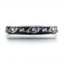 Women's Engraved Wedding Band - Top View -  101064 - Thumbnail