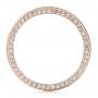 18k Rose Gold 18k Rose Gold Women's Pave Diamond Eternity Band - Front View -  100148 - Thumbnail