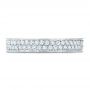 18k White Gold Women's Pave Diamond Eternity Band - Top View -  100149 - Thumbnail