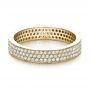 18k Yellow Gold 18k Yellow Gold Women's Pave Diamond Eternity Band - Flat View -  100147 - Thumbnail