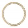 14k Yellow Gold 14k Yellow Gold Women's Pave Diamond Eternity Band - Front View -  100148 - Thumbnail