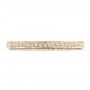 14k Yellow Gold 14k Yellow Gold Women's Pave Diamond Eternity Band - Top View -  100148 - Thumbnail