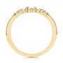 14k Yellow Gold 14k Yellow Gold Women's V-shaped Diamond Wedding Ring - Front View -  106440 - Thumbnail