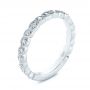  Platinum Woven Diamond Wedding Band - Three-Quarter View -  105283 - Thumbnail