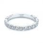  Platinum Woven Diamond Wedding Band - Flat View -  105283 - Thumbnail