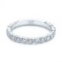  Platinum Woven Diamond Wedding Band - Flat View -  105283 - Thumbnail