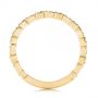 14k Yellow Gold 14k Yellow Gold Woven Diamond Wedding Band - Front View -  105283 - Thumbnail