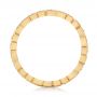 14k Yellow Gold 14k Yellow Gold Diamond Organic Stackable Eternity Band - Front View -  101889 - Thumbnail