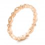 14k Rose Gold Diamond Stackable Eternity Band