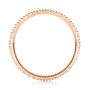14k Rose Gold 14k Rose Gold Diamond Stackable Eternity Band - Front View -  101908 - Thumbnail
