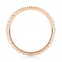 14k Rose Gold 14k Rose Gold Diamond Stackable Eternity Band - Front View -  101908 - Thumbnail