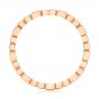 18k Rose Gold 18k Rose Gold Diamond Stackable Eternity Band - Front View -  101924 - Thumbnail