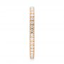 14k Rose Gold 14k Rose Gold Diamond Stackable Eternity Band - Side View -  101908 - Thumbnail