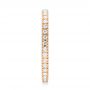 14k Rose Gold 14k Rose Gold Diamond Stackable Eternity Band - Side View -  101908 - Thumbnail