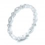 14k White Gold 14k White Gold Diamond Stackable Eternity Band - Three-Quarter View -  101891 - Thumbnail