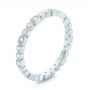 18k White Gold Diamond Stackable Eternity Band