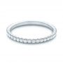 18k White Gold 18k White Gold Diamond Stackable Eternity Band - Flat View -  101908 - Thumbnail