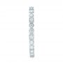  Platinum Platinum Diamond Stackable Eternity Band - Side View -  101924 - Thumbnail