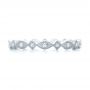  Platinum Platinum Diamond Stackable Eternity Band - Top View -  101891 - Thumbnail