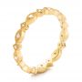 18k Yellow Gold Diamond Stackable Eternity Band