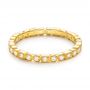 14k Yellow Gold 14k Yellow Gold Diamond Stackable Eternity Band - Flat View -  101924 - Thumbnail