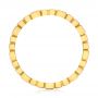 18k Yellow Gold Diamond Stackable Eternity Band - Front View -  101924 - Thumbnail